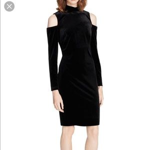 Black velvet Calvin Klein dress
